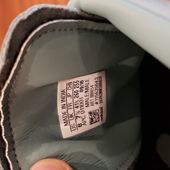 Adidas Stan Smith Green Leather Shoes Men's 8 - Picture 7 of 8